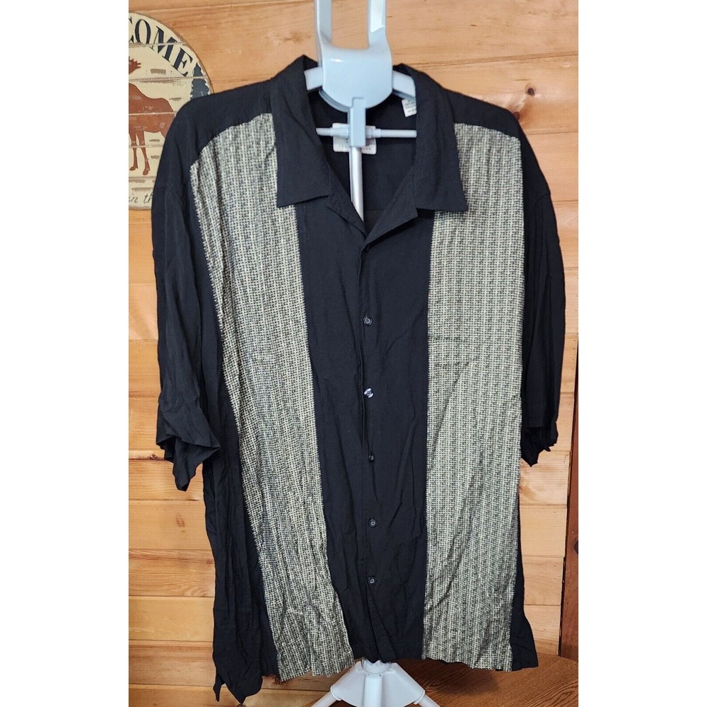 J. Campbell  Los Angeles Men's 3X Rayon short sleeve  Button up Shirt